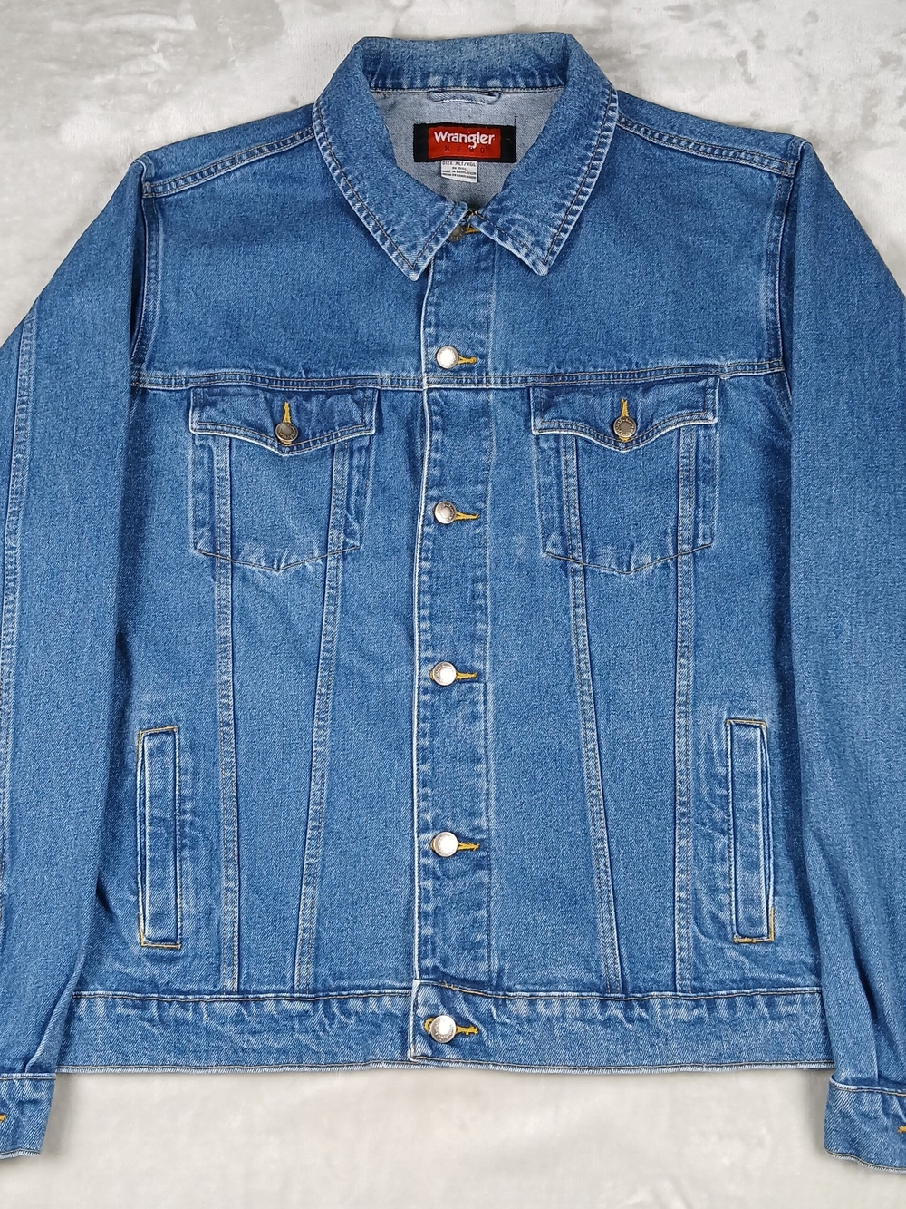 Vintage Wrangler Hero Denim Trucker Jacket XLT Men's
